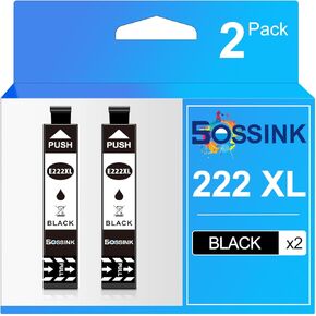 222XL Black Ink Cartridges