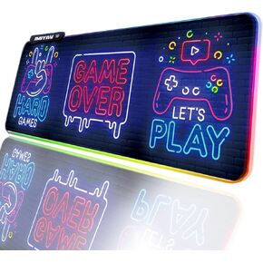 jmiyav white gaming mouse pad rgb mousepad قاعدة مطاطية غير انزلاقية كبيرة إضافية كبيرة xl xxl ملحقات ألعاب المكتب اللوحة