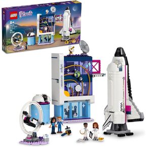 LEGO Friends Olivia’s Space Academy Shuttle Rocket 41713, NASA Space Shuttle Toy for Kids, Pretend Play Space Academy with Astronaut Mini Figures, Gift for Boys Girls 8+ Years Old