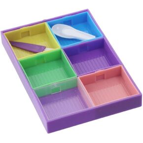 Diamond Drawing Bead Holder Kits, Rhinestone Bead Container Tray Art Painting Accessories Plastic Rhinestone Sorting Tray