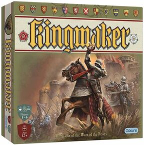 Kingmaker – Board Game by Gibsons Games -1-6 Players – 60-120 Minutes of Gameplay – Games for Game Night – Teens and Adults Ages 14+ - English Version