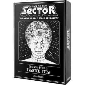Escape The Dark Sector Board Game Twisted Tech MISSION PACK 1 - Unleash Sinister Technology! Cooperative Sci-Fi Adventure Game for Adults, Ages 14+, 1-4 Players, 45 Min Playtime, Made by Themeborne