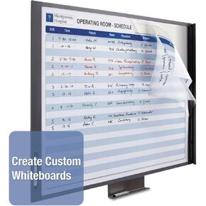 Quartet Inview Custom Whiteboard, 47.5 x 35 Inches, .5 Inch Graphite Frame (72981)