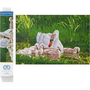DIAMOND DOTZ Winter Rose Fairy Art Kit, Diamond Painting for Adults, 20.5''x26.8''