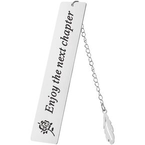 Retirement Gifts Bookmarks for Women Men Enjoy The Next Chapter Happy Retirement Bookmarker Gift for Mom Supervisor Leaving Going Away Gifts for Coworker Book Lovers Bookworm