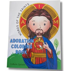 براعم كاثوليكية - كتاب تلوين العشق - الكتب الكاثوليكية ، هدية للأولاد والبنات الكاثوليك ، بالتواصل المقدس الأول ، العشق الإفخارستيا ، كتاب التلوين in Kuwait