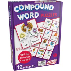 Junior Learning JL244 Compound Word Puzzles, Multicolor