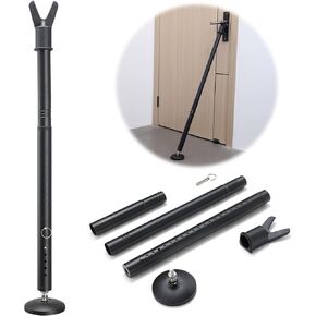 Doorricade Security Door Bar Metal Security Door Stopper Door Jammer for Home Apartment Travel Hotel Safety White