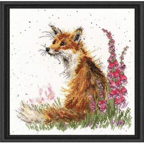 Cross Stitch Kit - Wrendale Designs - Amongst The Foxgloves
