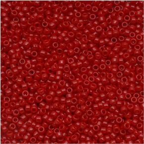 Toho Round Seed Beads 15/0#45 'Opaque Pepper Red' 8g