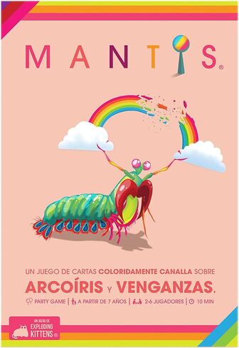 Mantis de Exploding Kittens - 2-6 Jugadores - Edades 7+ - 10 Minutos Para Jugar - Juego de Cartas Dapiadado ، Para Para Fiestas Y Noches de Juegos Familiares in Kuwait