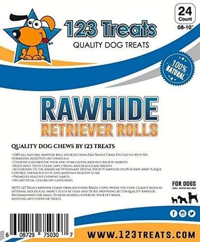 Retriever Retriever Retriever Premium الكلاب الخام للكلاب من 9 إلى 10 "(36 عدد) طبيعية تتغذى على العشب الخالي من العشب من العظام اللحم البقري المدلفن ببروتين عالي البروتين. in Kuwait