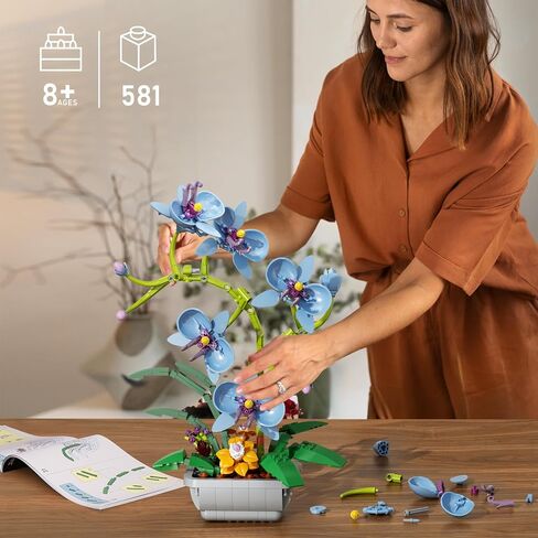 Ideas Piranha Plant Bonsai Building Set, Horrors Flowers Cannibal with Toothy Petal and EvilEye Building Toys, Botanical Collectible Home Decor, Christmas Birthday Gifts for Adult, Kids 6+(660 PCS) in Kuwait