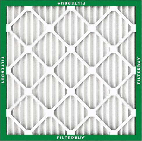 مرشح هواء Filterbuy 16x30x2 MERV 8 Dust Defense (عبوة من قطعتين)، استبدال مرشحات هواء فرن HVAC AC المطوية (الحجم الفعلي: 15.88 × 29.88 × 1.75 بوصة) in Kuwait