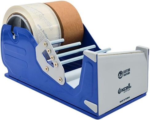 WOD TTD2B Industrial Grade Wide Tabletop Multi-Roll Desktop Tape Dispenser with C-Clamp to Mount Anywhere & Safety Cover Blade: for Tape up to 2" in. Wide (Holds 3" core) 1-Pack in Kuwait