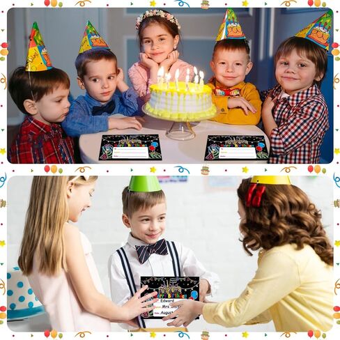 WhatSign 30PCS Happy Birthday Certificates for Students Birthday Award Certificates Gifts for Kids Classroom Birthday Certificates Student Birthday Gifts from Teacher Back to School Teacher Supplies in Kuwait