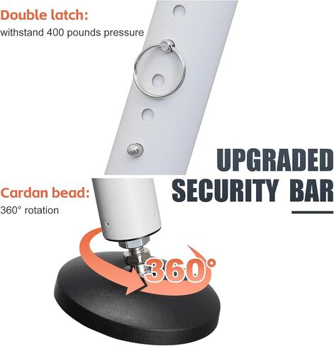 DOORRICADE DOOR DOOR BAR METURITION STOPPER DOOR SPORT SPOR in Saudi Arabia