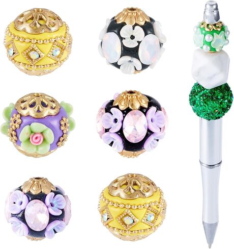 حبات بؤرية Fashewelry Rhinestone للأقلام ، 6 مساءً ، حبات الماس 15 ملم 20 ملم ، حبات سبيكة Rondelle Indonesia كبيرة لصنع الأقلام ، حبات رائعة ، مخروطات ، مخروشة لصنع المجوهرات in Kuwait
