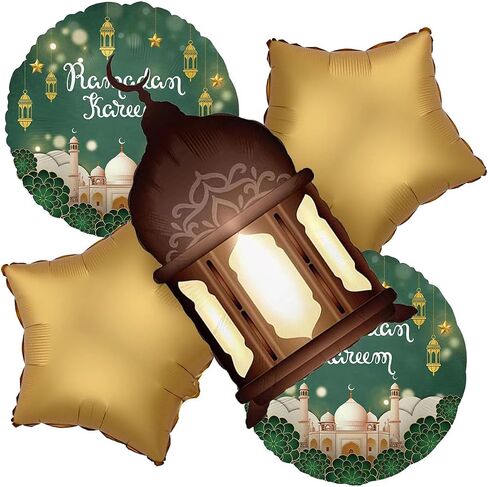 البالونات البالونات ببوراك في رامادان مبارك البالونات لرمضان مبارك زخارف الحفلات العيد ديكورات حفلة عيد ميلاد العيد ديكورات إسلامية in Kuwait