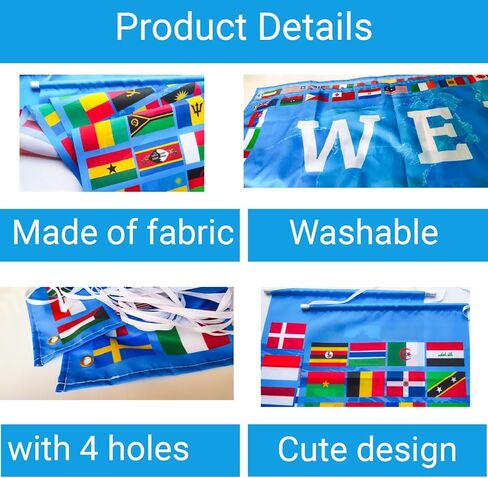 3pcs أكثر من 200 لافتة العلم الدولي 71 بوصة في الفصل الدراسي ترحيب براية البلاد علم العلم العلم البونتينج شرفة لافتة للأحداث الرياضية لوازم حفلة عيد ميلاد كرة القدم (الأزرق) in Kuwait