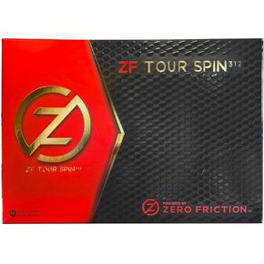 Zero Friction Tour Spin Golf Balls-12 Pack, White