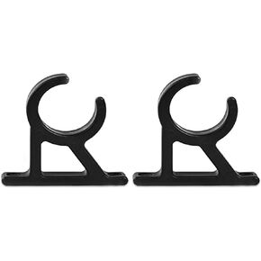 MARINE CITY Strong Sturdy Black Nylon Dive Ladder Dive – Easy Installation – Fine Grip Ladder Storage Clips with Smooth & Sleek Design 1-3/4 Inches for RVs – Boats Ships – Marines – Yachts (Pack of 2)