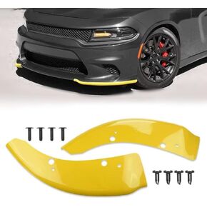 Front Bumper Lip Splitter Protector for Dodge Charger 2015-2023 Hellcat/SRT 39 /Scat Pack/RT Scat Pack/GT/RT Not for Plus,Widebody (Red)
