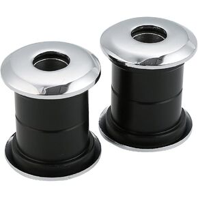 Polyurethane Handlebar Riser Bushings Black Urethane fr Harley Softail Dyna Sportster Chopper