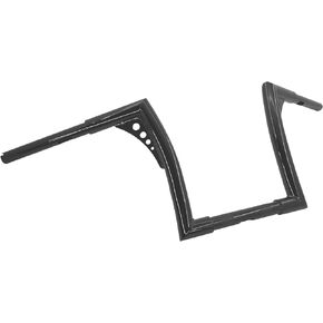 14 Inch Rise 1-1/4 Inch Fat Ape Hangers Handlebar For Harley Softail FLST FXST Custom Sportster XL Touring Road King, Type C: 14 Inch Black