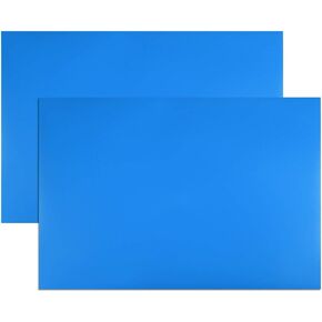 uxcell 2 Pcs Dry Erase Magnetic Strip 11.7" x 8" Magnetical Sheet Labels Stickers Writable Blue for Whiteboards Refrigerator and Crafts