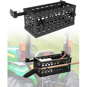 صندوق/صينية أدوات جرار ملائمة عالميًا مع حامل أدوات متعدد الوظائف للخدمة الشاقة مقاس 24x10x10 بوصة/حامل أدوات رف مناسب لجرارات John Deere/Kubota in Kuwait