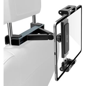 ELZO 360 Adjustable Tablet Holder for Car, Universal Compatible with 5.5-12.9 Inches Devices, Easy to Install, Foldable and Portable