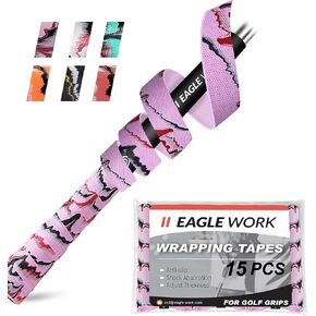 Golf Grip Wrapping Tapes, New Regripping Solution for Golf Club Grips, 3 Or 15 Pack Tacky PU Overgrip Tapes