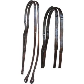 CHALLENGER 54" Horse English Padded Leather Reins Hook Stud Ends 805LR06