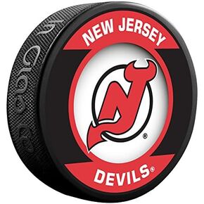 New Jersey Devils Officially Licensed Retro Design Hockey Puck