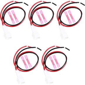 X AUTOHAUX 5pcs Accessory Power Lead Kit for Yamaha Wolverine RMAX2 RMAX4 1000 2021-2022 for Yamaha Wolverine X2 X4 850 2019-2022 B4J-H25B0-V0-00 Power Lead Connector Kit W/Crimp Connectors