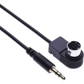 Aux Input Cable Adapter for Radio Aux Input 3.5mm Adapter for Alpin, JVC Stereo IDA X100, X200, X300, X301, X303, X305, X311, X313