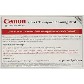 Cleaning Cards for Canon CR-Series Check Scanners (Box of 15)