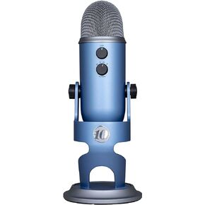 ميكروفون Blue Yeti USB للكمبيوتر الشخصي وأجهزة Mac وميكروفون الألعاب والبودكاست والبث، إصدار الذكرى السنوية العاشرة مع لمسة نهائية مخصصة وأنماط التقاط متعددة in Kuwait