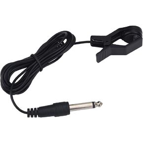 Clip-on Pickup,Portable 6.2mm Contact Microphone Vocal Pickup for Tuner Music InstrumentsPickup Accessories