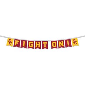 USC Trojans Banner String Pennant Flags