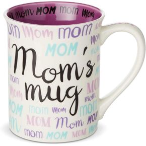 كوب قهوة Enesco 6003380 اسمنا هو Mud Mom، 16 أونصة، متعدد الألوان