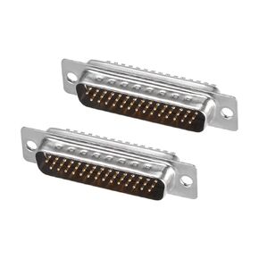 uxcell D-sub Connector Male Plug 44-pin 3-Row Port Terminal Breakout Solder Type for Mechanical Equipment CNC Computers Black Pack of 1