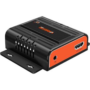 جهاز استقبال موسع RX Only Vrriis HDMI عبر CAT6/6e/7 Ethernet يصل إلى 200 متر/656 قدم UltraHD 1080P @60 هرتز، عبر IP، 1 إلى العديد من محولات جيجابت، قابل للتتالي، امتداد IR، صوت Toslink، بدون فقدان بدون تأخير... in Kuwait