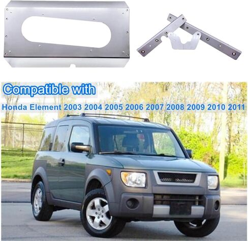 درع حماية المحول الحفاز من الألومنيوم لسيارة Honda Element 2003-2011 - واقي مضاد للسرقة in Kuwait