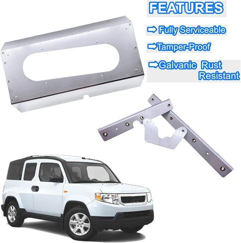 درع حماية المحول الحفاز من الألومنيوم لسيارة Honda Element 2003-2011 - واقي مضاد للسرقة in Kuwait