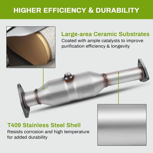 AUTOSAVER88 Catalytic Converter Compatible with 2003-2007 Accord 2.4L Direct-Fit Stainless Steel (EPA Compliant) in Saudi Arabia