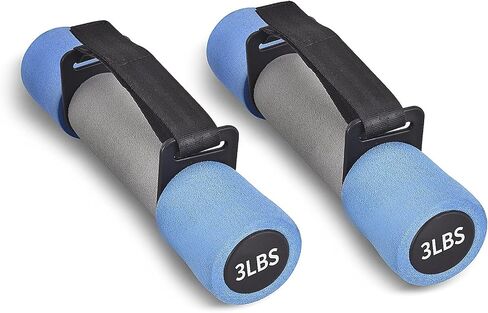 Cansena Dumbbells Hand Weight Set of 2, Exercise & Fitness Dumbbell with Anti-Slip Soft Grip & Hand Straps for Home Gym Equipment Workouts Weight Loss Strength Training for Woman (2lb,3lb,4lb) in Saudi Arabia