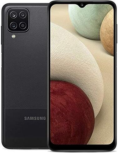 Samsung Galaxy A12، هاتف ذكي غير مقفل، هاتف خلوي يعمل بنظام Android، نظام متعدد الكاميرات، تخزين قابل للتوسيع، إصدار الولايات المتحدة، 32 جيجابايت، أسود (متجدد) in Saudi Arabia