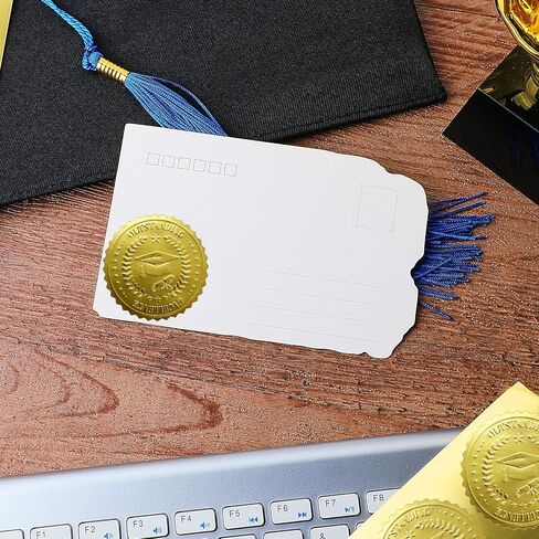 250 Pieces Gold Certificate Seals for Diploma Paper Gold Seal Stickers Award Certificates Foil Stickers 2 Inches Certificate of Completion for High School Diploma Certificate Paper in Saudi Arabia